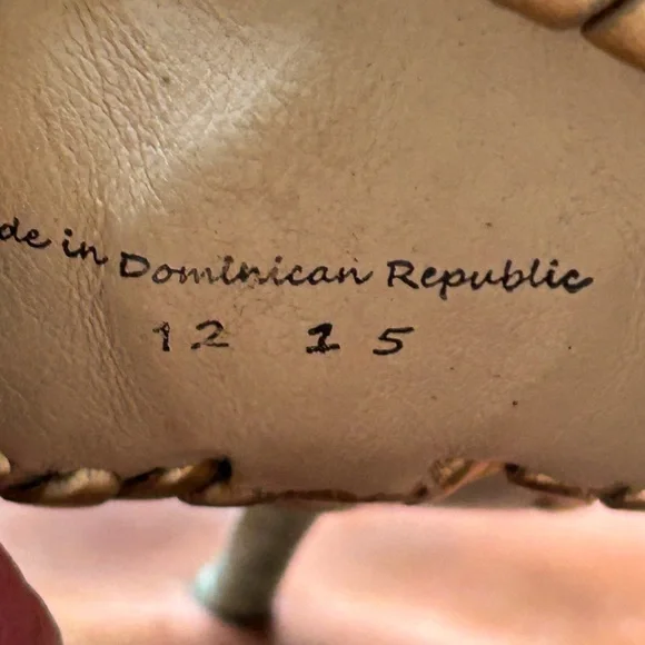 Jack Rogers Aqua With Gold Trim Floral Flip Flop Sandals Size 8 - Picture 6 of 9